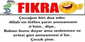 Çocuğun biri dua eder