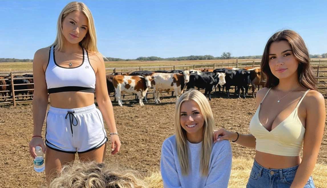 Young Woman Driving a Fendt Favorit 920 | Giulia at Work in Sorghum Silage
