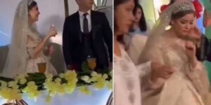 düğünde herkesin konuştuğu an