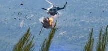 İki Helikopter Orman Yangınına Müdahale Ederken Çarpıştı